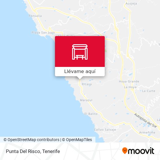 Mapa Punta Del Risco