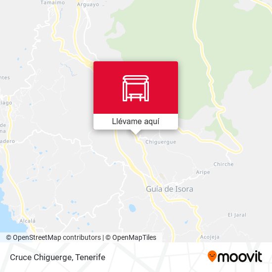Mapa Cruce Chiguerge