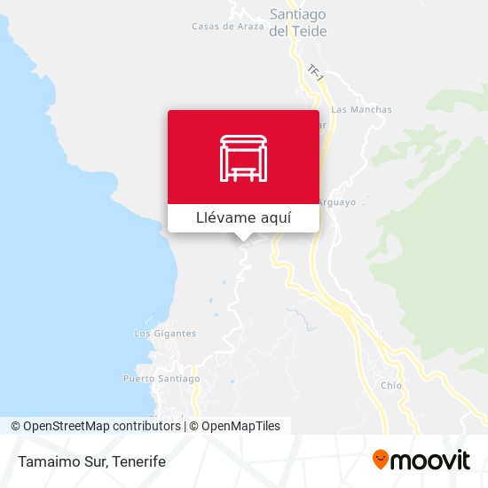 Mapa Tamaimo Sur