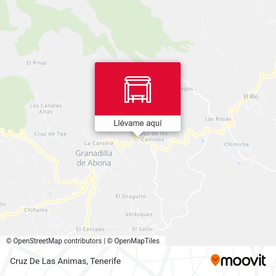 Mapa Cruz De Las Animas