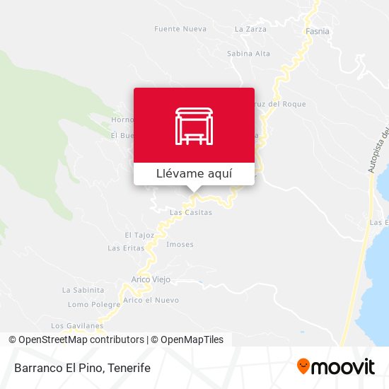 Mapa Barranco El Pino
