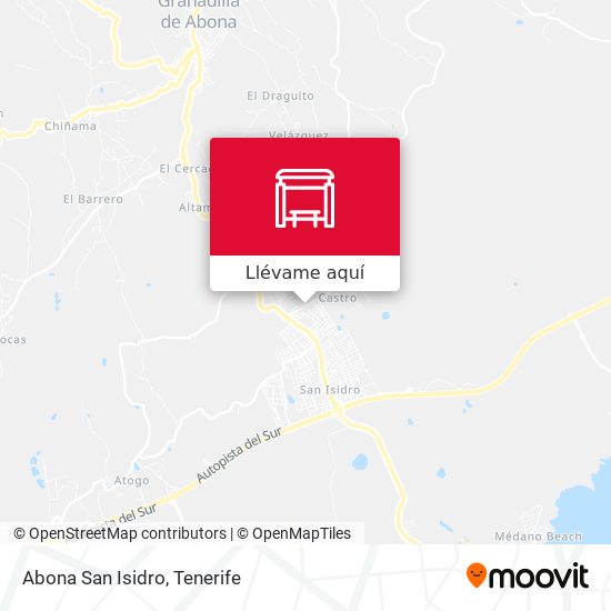 Mapa Abona San Isidro