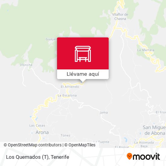 Mapa Los Quemados (T)