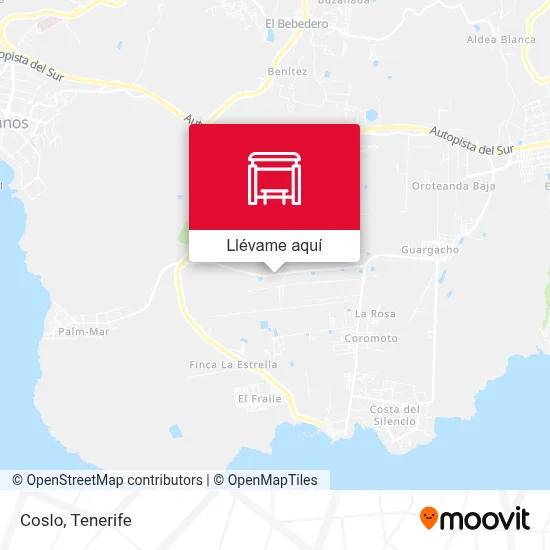 Mapa Coslo
