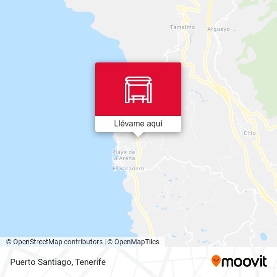 Mapa Puerto Santiago