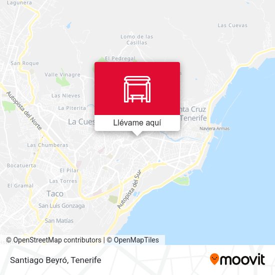 Mapa Santiago Beyró