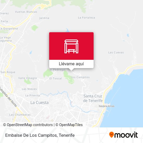 Mapa Embalse De Los Campitos