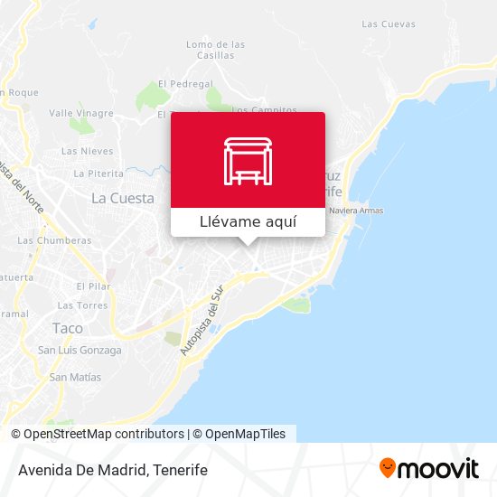 Mapa Avenida De Madrid