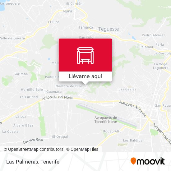 Mapa Las Palmeras