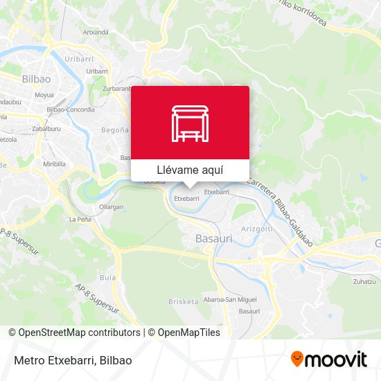 Mapa Metro Etxebarri