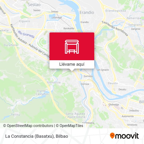 Mapa La Constancia (Basatxu)