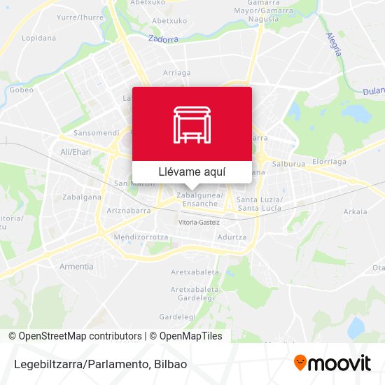 Mapa Legebiltzarra/Parlamento