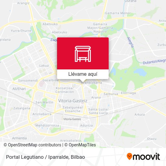 Mapa Portal Legutiano / Iparralde