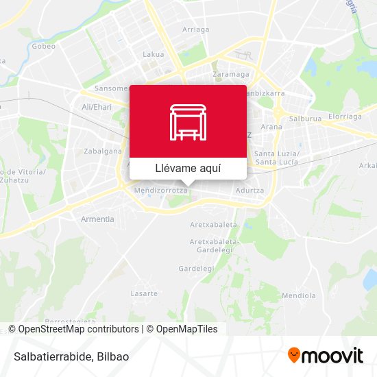 Mapa Salbatierrabide