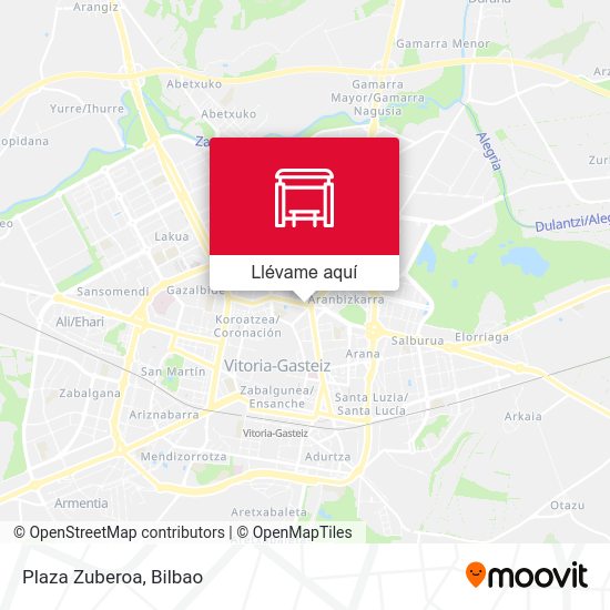 Mapa Plaza Zuberoa
