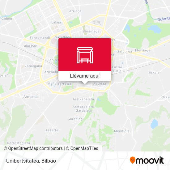 Mapa Unibertsitatea