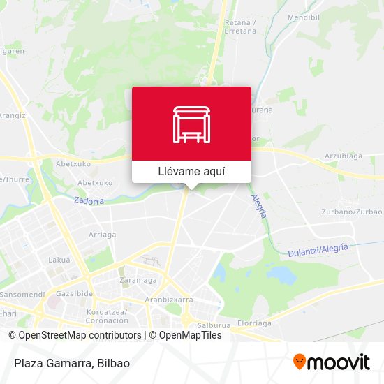 Mapa Plaza Gamarra