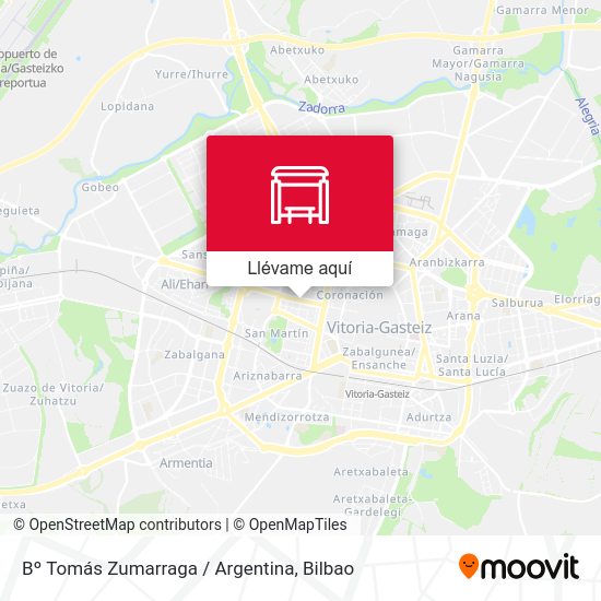 Mapa Bº Tomás Zumarraga / Argentina