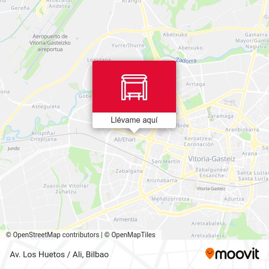 Mapa Av. Los Huetos / Ali