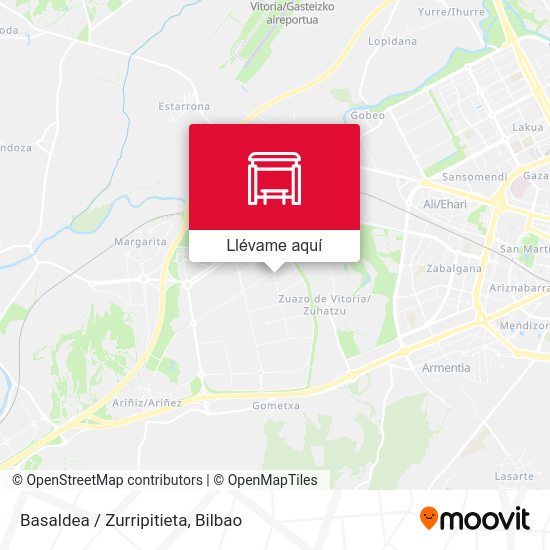 Mapa Basaldea / Zurripitieta