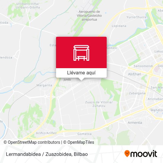 Mapa Lermandabidea / Zuazobidea