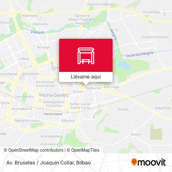 Mapa Av. Bruselas / Joaquín Collar