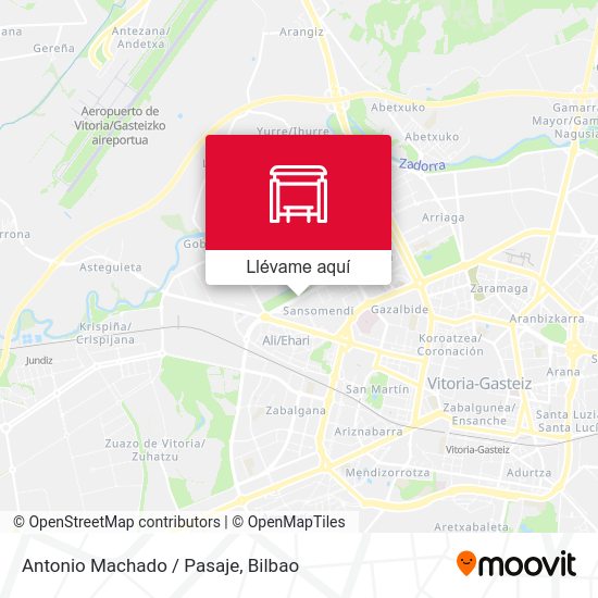 Mapa Antonio Machado / Pasaje
