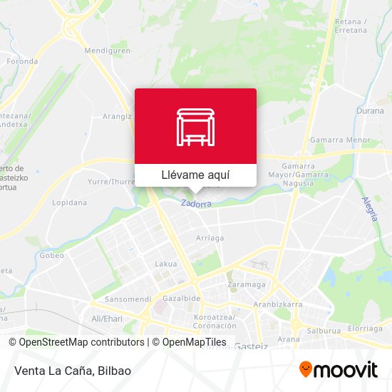 Mapa Venta La Caña