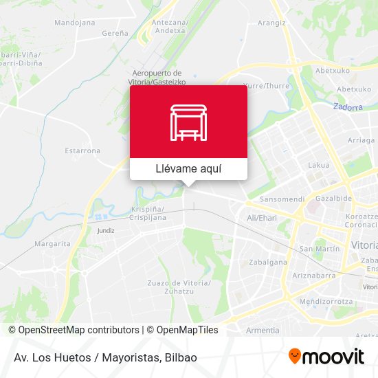 Mapa Av. Los Huetos / Mayoristas