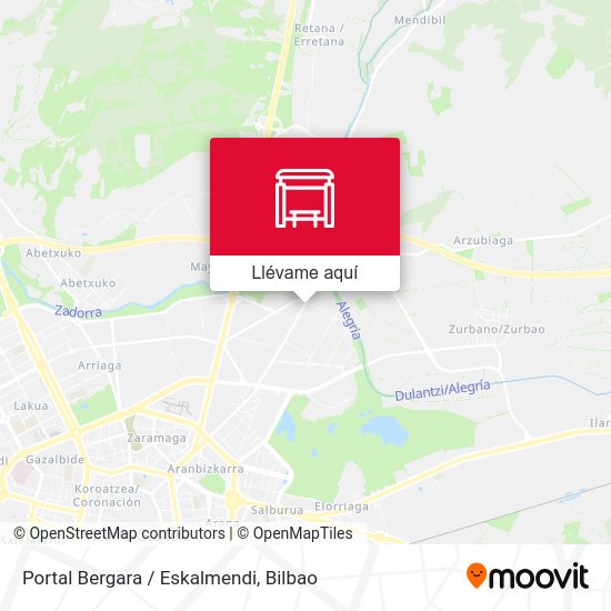 Mapa Portal Bergara / Eskalmendi