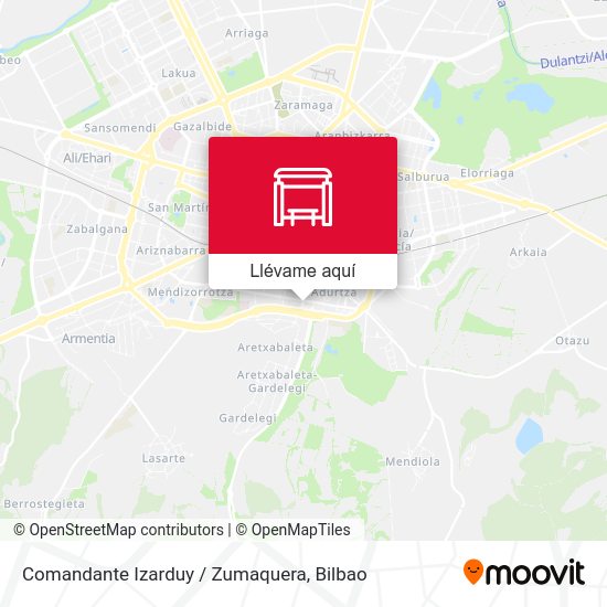 Mapa Comandante Izarduy / Zumaquera