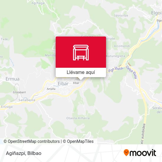 Mapa Agiñazpi