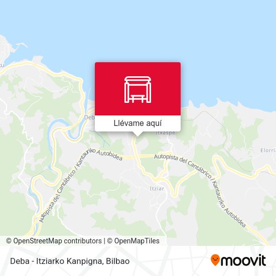 Mapa Deba - Itziarko Kanpigna