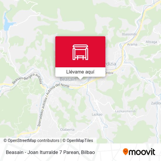 Mapa Beasain - Joan Iturralde 7 Parean