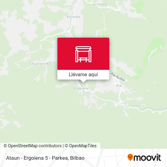 Mapa Ataun - Ergoiena 5 - Parkea