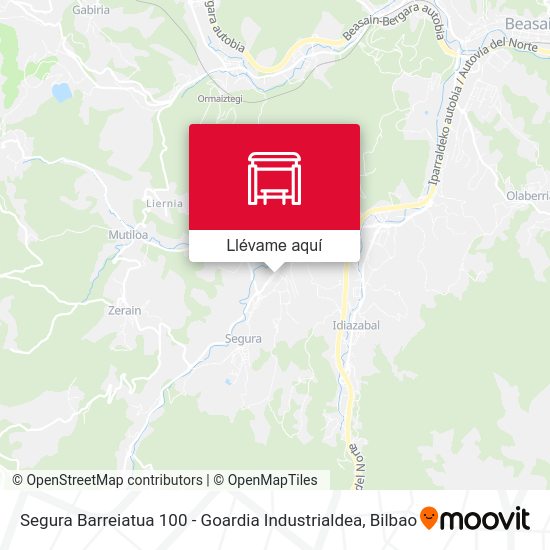 Mapa Segura Barreiatua 100 - Goardia Industrialdea