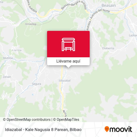 Mapa Idiazabal - Kale Nagusia 8 Parean