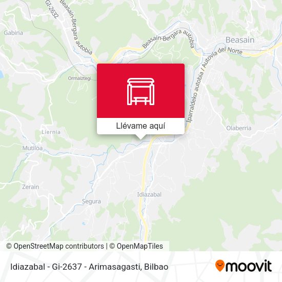Mapa Idiazabal - Gi-2637 - Arimasagasti