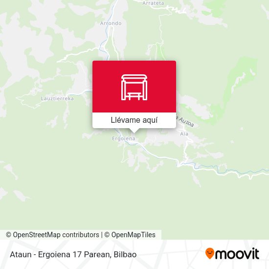 Mapa Ataun - Ergoiena 17 Parean
