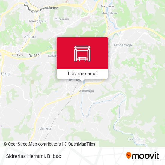 Mapa Sidrerias Hernani