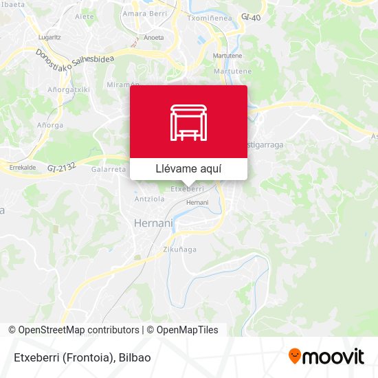 Mapa Etxeberri (Frontoia)