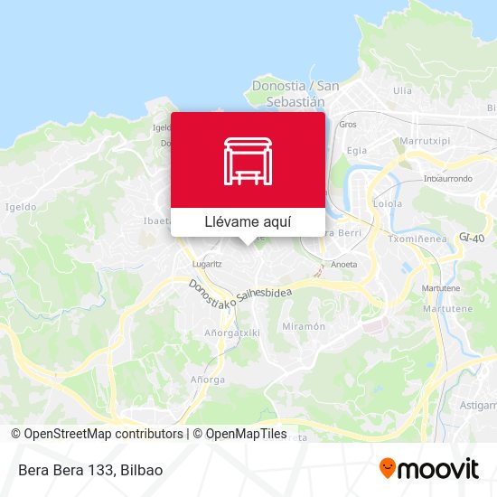 Mapa Bera Bera 133