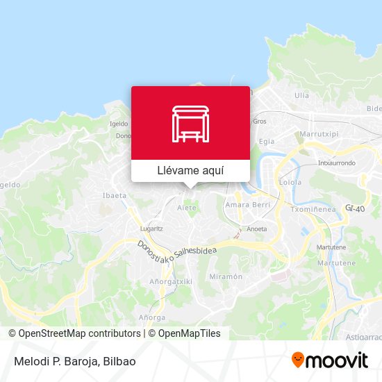 Mapa Melodi P. Baroja
