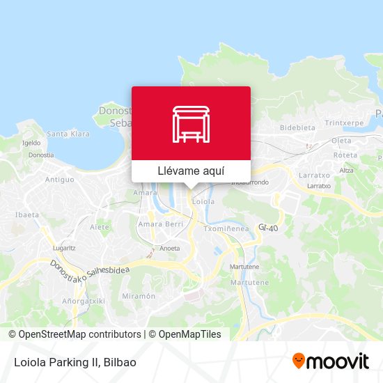 Mapa Loiola Parking II
