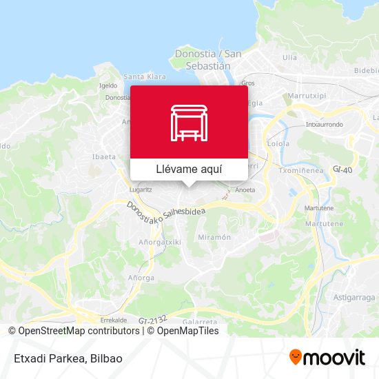 Mapa Etxadi Parkea