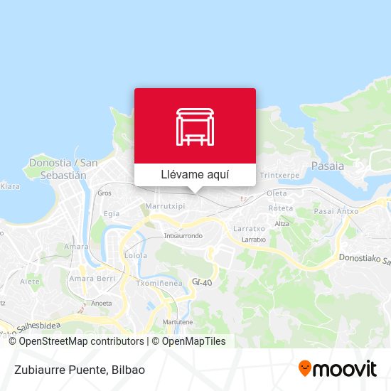 Mapa Zubiaurre Puente