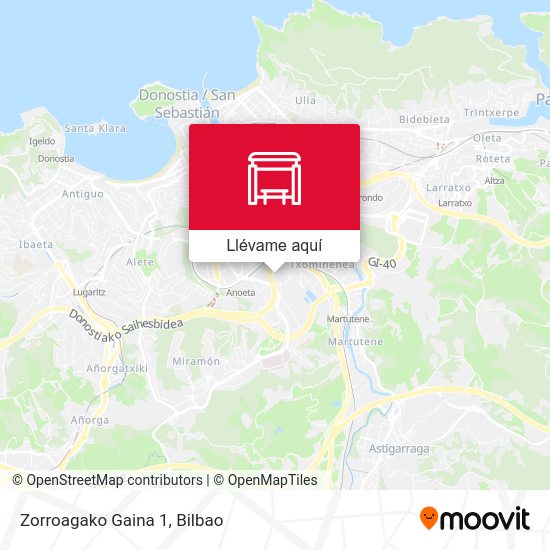 Mapa Zorroagako Gaina 1