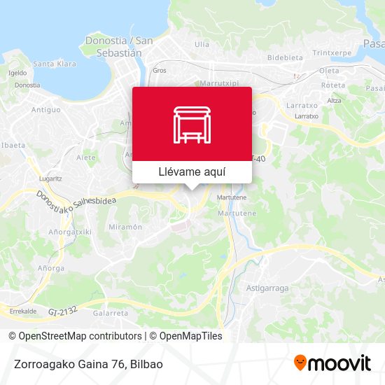 Mapa Zorroagako Gaina 76