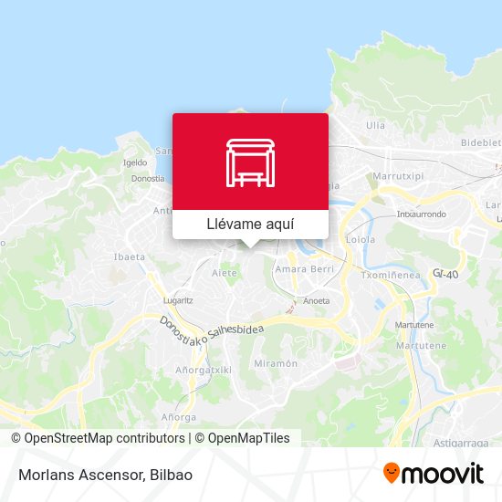 Mapa Morlans Ascensor