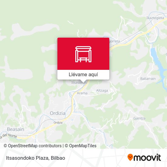 Mapa Itsasondoko Plaza